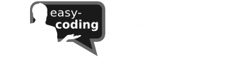 easy-coding.de Logo mit Silhouette